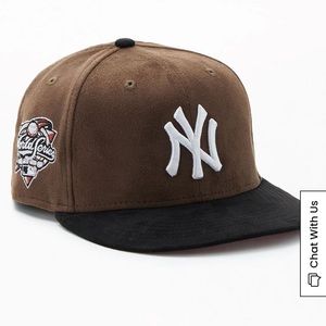 New Era x PS Reserve Pink Mocha Suede Yankees 59Fifty Fitted Hat